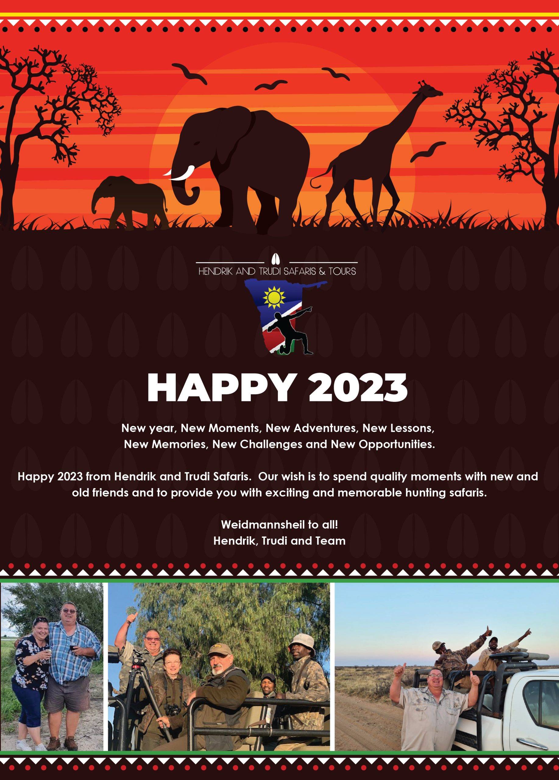 H & T Jan Hendrik and Trudi Newsletter