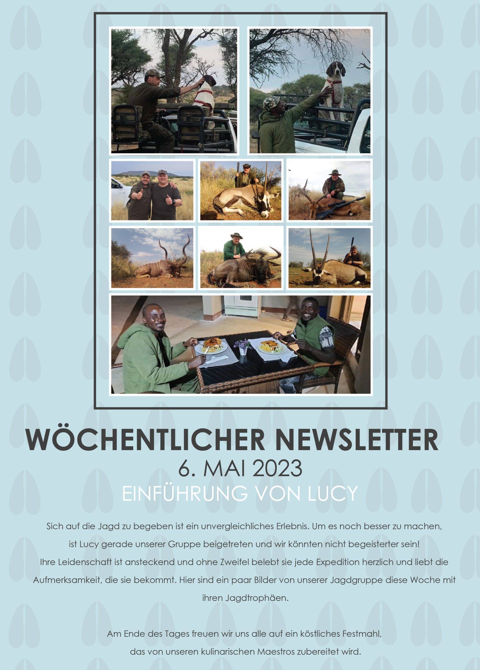 WEEKLY NEWS 6 MAY 2023 GERMAN Hendrik and Trudi Newsletter