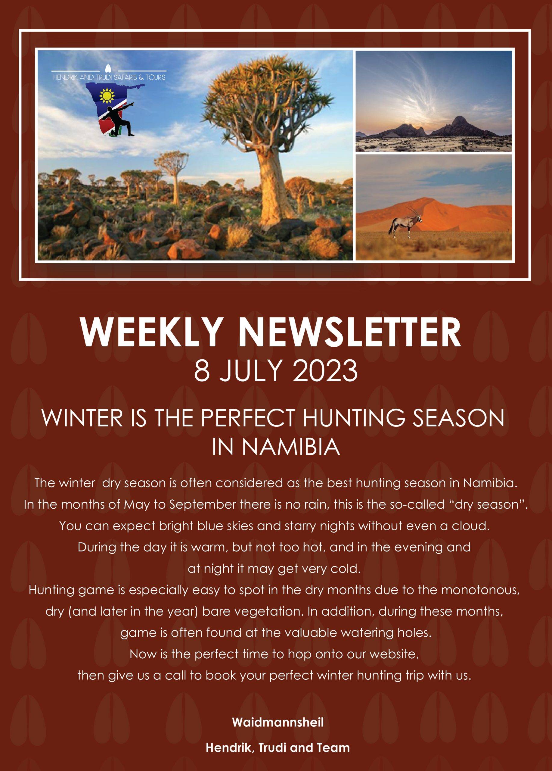 NEWS OF THE DAY engels-01 Hendrik and Trudi Newsletter