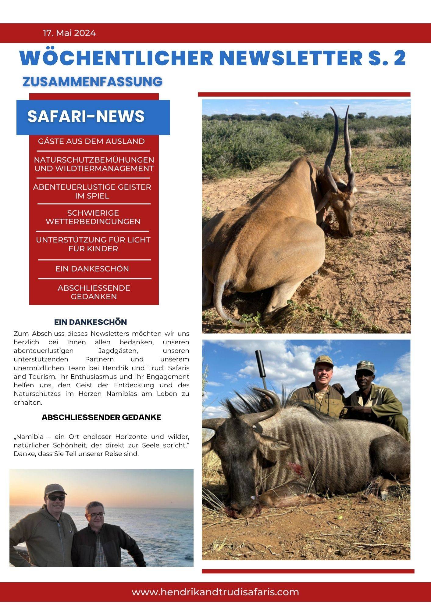 Weekly Newsletter 17 May 2024 Pg 2(German)