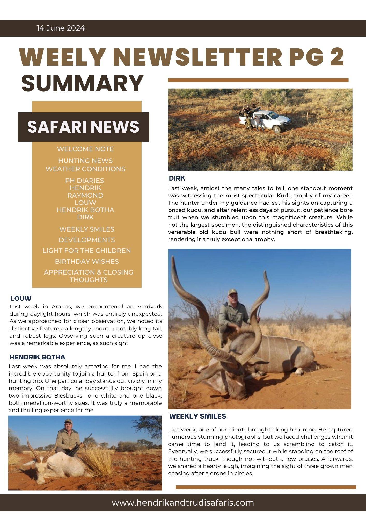 Newsletter 14 June pg 2