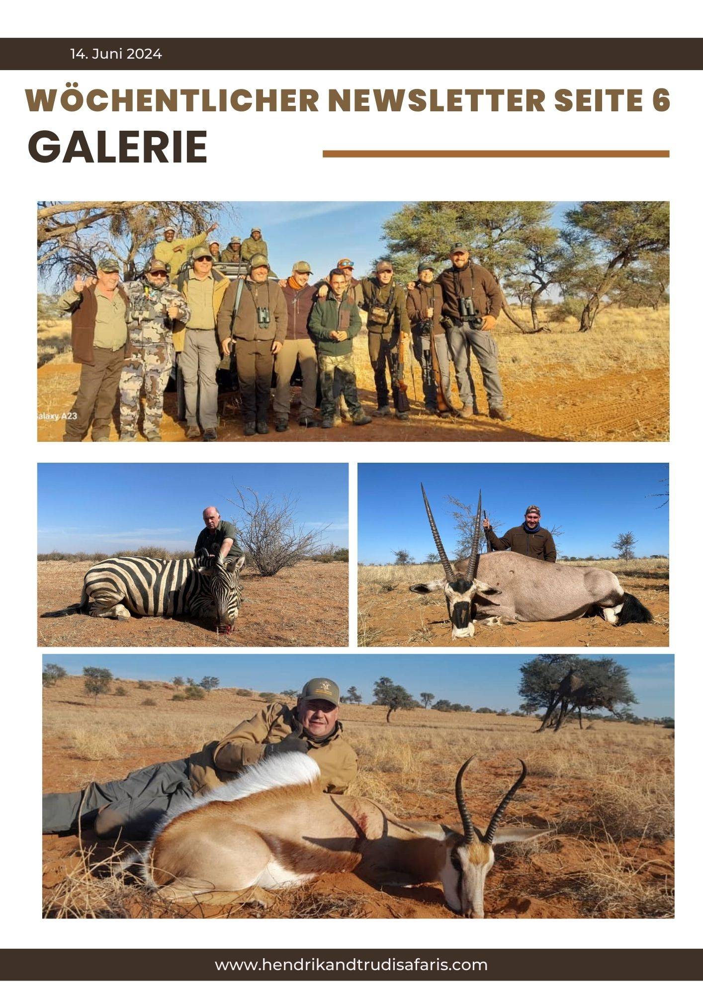 Newsletter 14 June pg 6 (german)