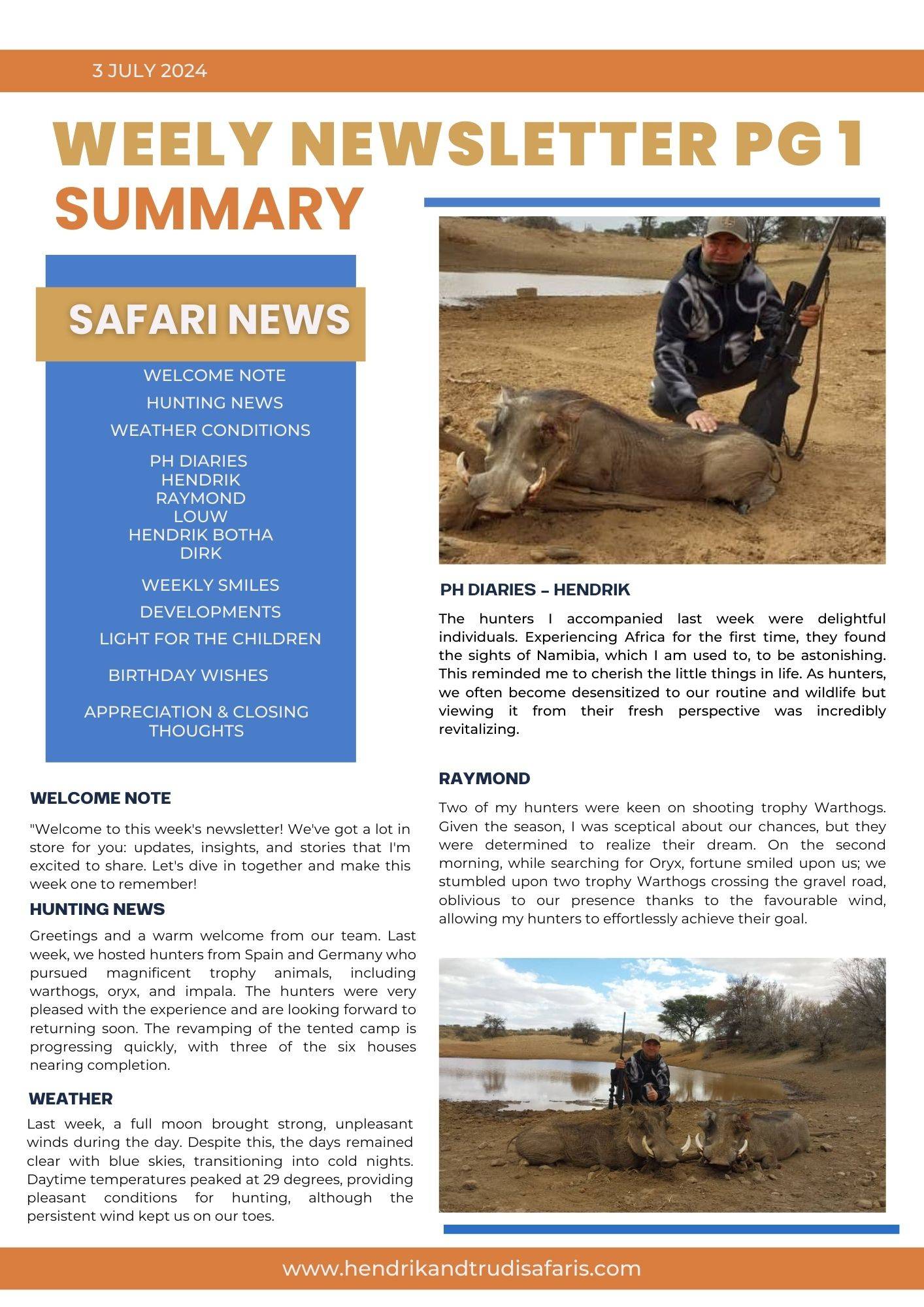 Newsletter 3 July pg 1 (English)