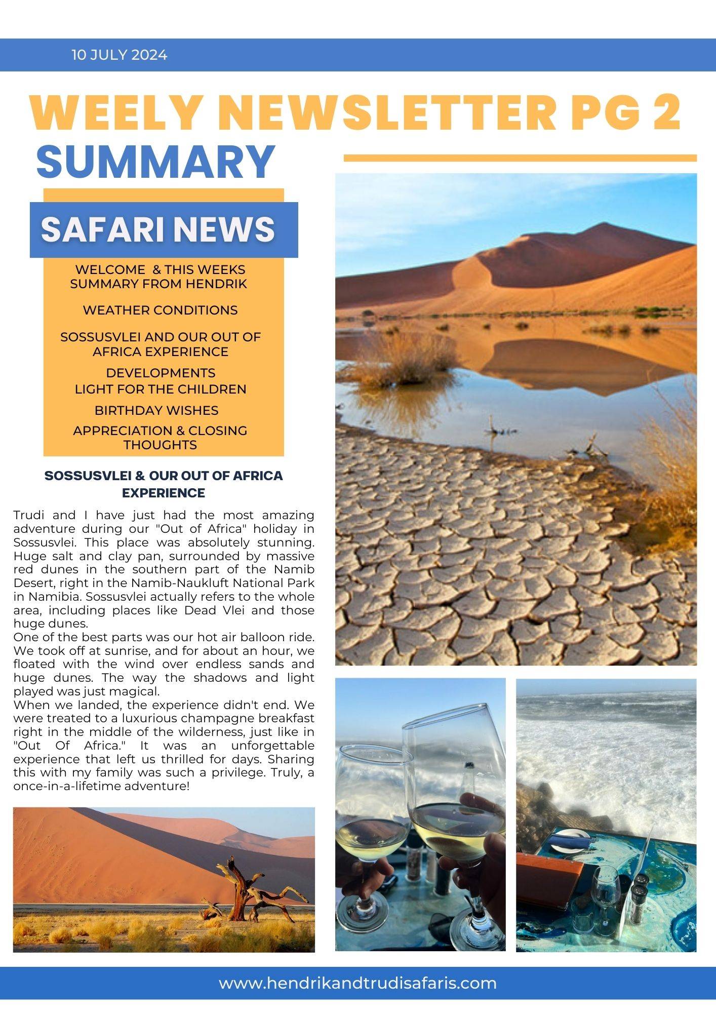 Weekly Newsletter 10 July pg 2