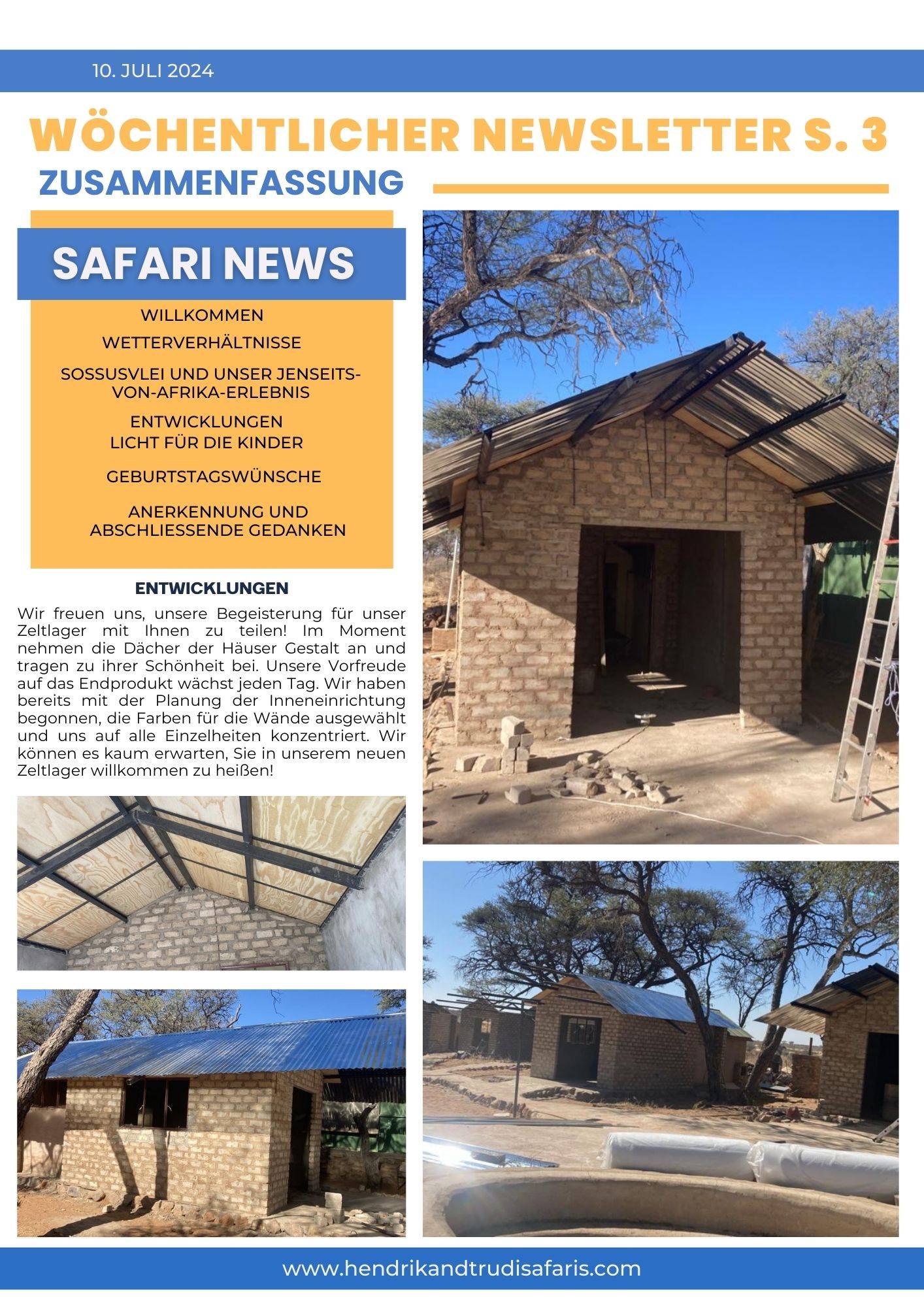 Weekly Newsletter 10 July pg 3 (German)