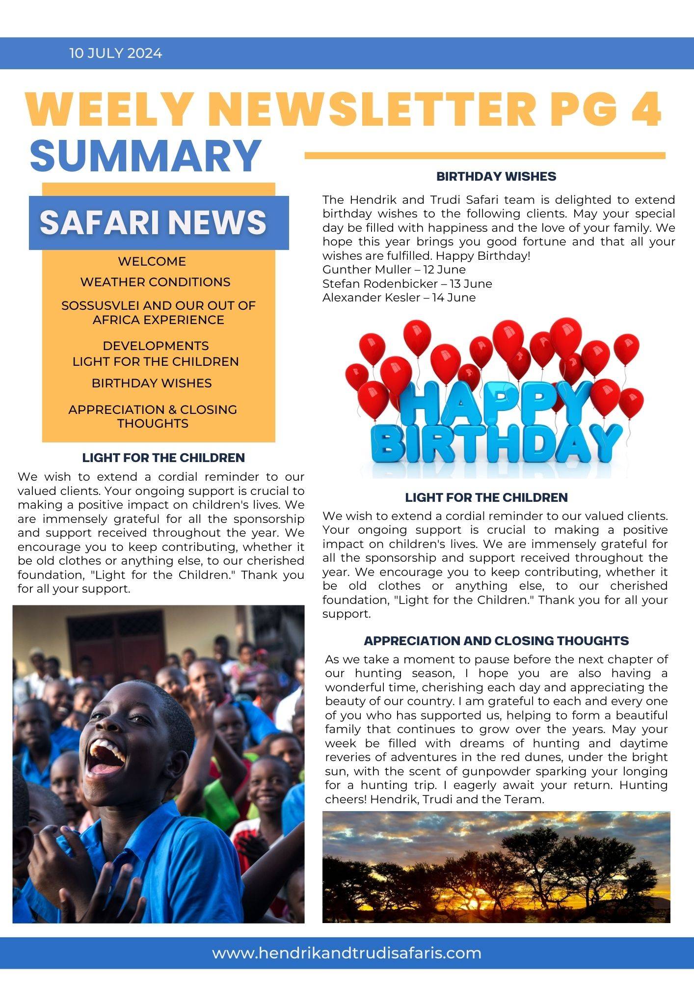 Weekly Newsletter 10 July pg 4