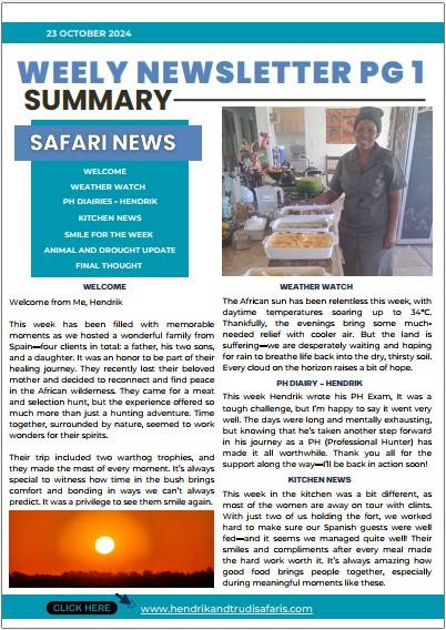 Download our weekly newsletter in English