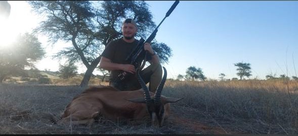 A hunter with his prize
