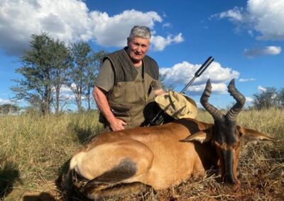 Hunter with his prize