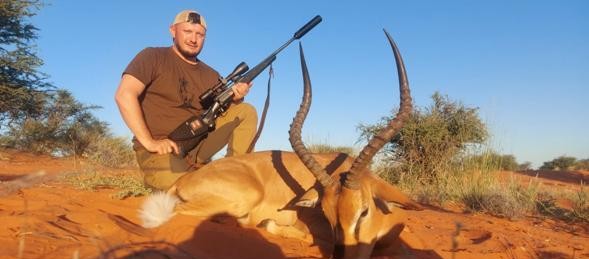 A hunter with his prize